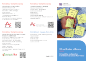 Flyer „Hilfe und Beratung bei Demenz im Ennepe-Ruhr-Kreis“