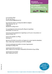 Adressliste „Ansprech­personen überregional“